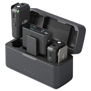 DJI Wireless Microphone System with Charging Case and Full-